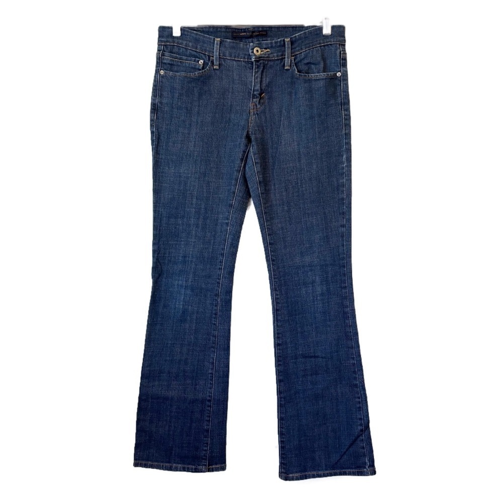 Levi's 547 Platinum Flare Denim Jeans Women's 6 Medium Y2K Low Rise
